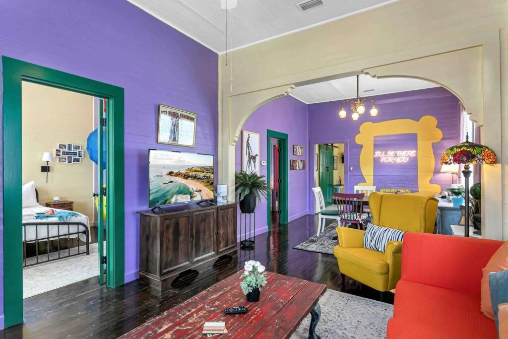 Friends Airbnb Themed 2Bed 2Bath Walkable To All Of Ybor Tampa Exteriör bild